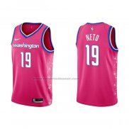 Maglia Washington Wizards Raul Neto #19 Citta 2022-23 Rosa