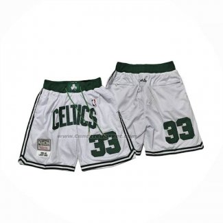 Pantaloncini Boston Celtics Mitchell & Ness 1985-86 Bianco