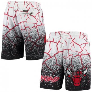 Pantaloncini Chicago Bulls Mitchell & Ness Just Don Bianco Nero