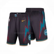 Pantaloncini Detroit Pistons Citta 2025-26 Nero