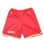 Pantaloncini Houston Rockets Hardwood Classics Rosso