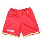 Pantaloncini Houston Rockets Hardwood Classics Rosso