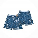 Pantaloncini Jordan Just Don Blu Bianco