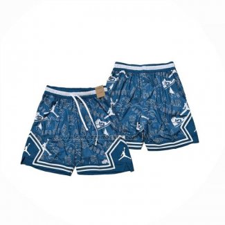 Pantaloncini Jordan Just Don Blu Bianco