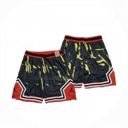 Pantaloncini Jordan Just Don Nero Giallo
