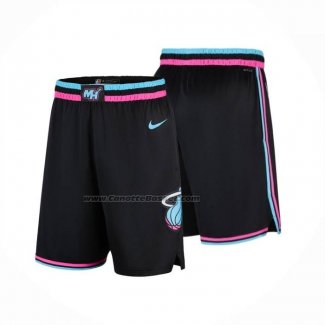 Pantaloncini Miami Heat Citta 2025-26 Nero