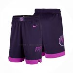 Pantaloncini Minnesota Timberwolves Citta 2025-26 Viola