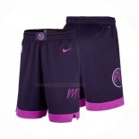 Pantaloncini Minnesota Timberwolves Citta 2025-26 Viola