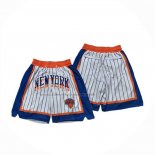 Pantaloncini New York Knicks Citta 2024-25 Just Don Bianco