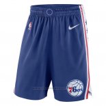 Pantaloncini Philadelphia 76ers 2017-18 Blu