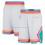 Pantaloncini San Antonio Spurs Citta 2021-22 Bianco