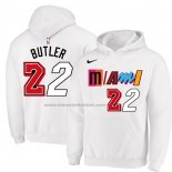 Felpa con Cappuccio Miami Heat Jimmy Butler Citta 2022-23 Bianco