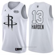 Maglia All Star 2018 Houston Rockets James Harden #13 Bianco