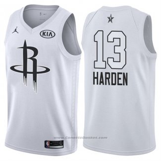 Maglia All Star 2018 Houston Rockets James Harden #13 Bianco