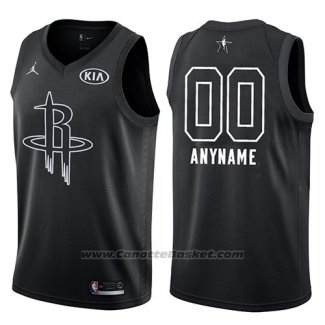 Maglia All Star 2018 Houston Rockets Nike Personalizzate Nero