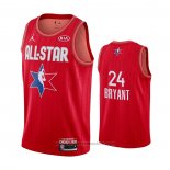 Maglia All Star 2020 Los Angeles Lakers Kobe Bryant #24 Rosso