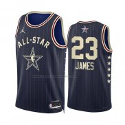 Maglia All Star 2024 Los Angeles Lakers LeBron James #23 Blu