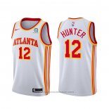 Maglia Atlanta Hawks De'Andre Hunter #12 Association 2020-21 Bianco