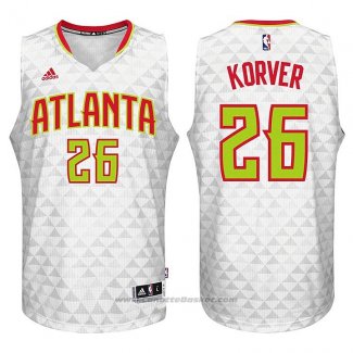 Maglia Atlanta Hawks Kyle Korver #26 Bianco