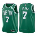 Maglia Bambino Boston Celtics Jaylen Brown #7 Icon 2017-18 Verde