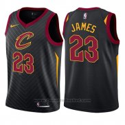 Maglia Bambino Cleveland Cavaliers LeBron James #23 Statement 2017-18 Nero