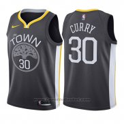 Maglia Bambino Golden State Warriors Stephen Curry #30 Statement 2017-18 Grigio