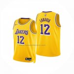 Maglia Bambino Los Angeles Lakers Jake Laravia No 12 Icon 2025-26 Giallo