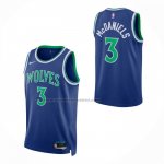 Maglia Bambino Minnesota Timberwolves Jaden Mcdaniels No 3 Icon 2026-27 Blu