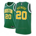 Maglia Boston Celtics Gordon Hayward #20 Earned 2018-19 Verde