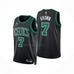 Maglia Boston Celtics Jaylen Brown No 7 Statement 2025-26 Nero