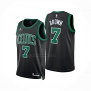 Maglia Boston Celtics Jaylen Brown No 7 Statement 2025-26 Nero