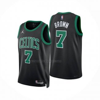 Maglia Boston Celtics Jaylen Brown No 7 Statement 2025-26 Nero