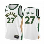 Maglia Boston Celtics Jordan Walsh #27 Citta 2023-24 Bianco