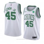 Maglia Boston Celtics Walter Lemon #45 Association Jr 2018 Bianco