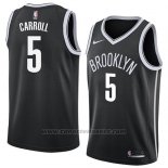 Maglia Brooklyn Nets Demarre Carroll #5 Icon 2018 Nero