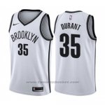 Maglia Brooklyn Nets Kevin Durant #35 Association 2019-20 Bianco