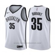 Maglia Brooklyn Nets Kevin Durant #35 Association 2019-20 Bianco