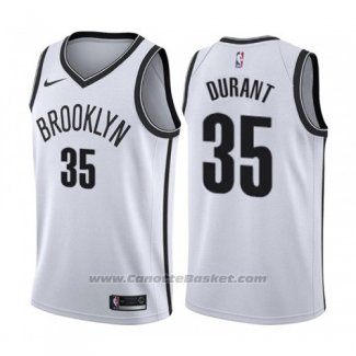 Maglia Brooklyn Nets Kevin Durant #35 Association 2019-20 Bianco