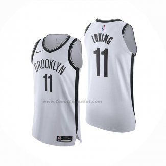 Maglia Brooklyn Nets Kyrie Irving #11 Association Autentico Bianco