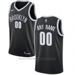 Maglia Brooklyn Nets Nike Personalizzate 17-18 Nero