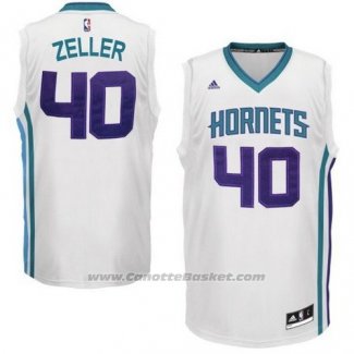 Maglia Charlotte Hornets Cody Zeller #40 Bianco