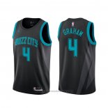 Maglia Charlotte Hornets Devonte' Graham #4 Citta Nero