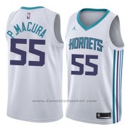 Maglia Charlotte Hornets J. P.macura #55 Association 2018 Bianco