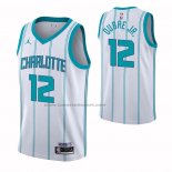 Maglia Charlotte Hornets Kelly Oubre JR. #12 Association 2020-21 Bianco