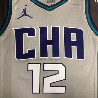 Maglia Charlotte Hornets Kelly Oubre JR. #12 Association 2020-21 Bianco