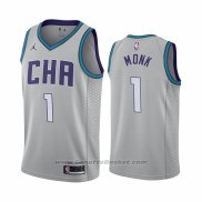 Maglia Charlotte Hornets Malik Monk #1 Citta Edition Grigio