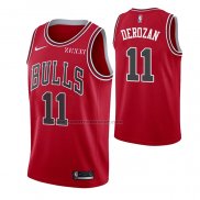 Maglia Chicago Bulls Demar Derozan NO 11 Icon 2021-22 Rosso