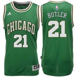 Maglia Chicago Bulls Jimmy Butler #21 Verde