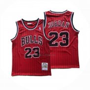 Maglia Chicago Bulls Michael Jordan No 23 Mitchell & Ness 1997-98 Rosso1