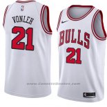 Maglia Chicago Bulls Noah Vonleh #21 Association 2018 Bianco